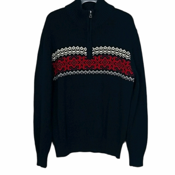 Grandpa Weatherproof Vintage 1/4 Zip Pullover Sweater Lg - Picture 14 of 15